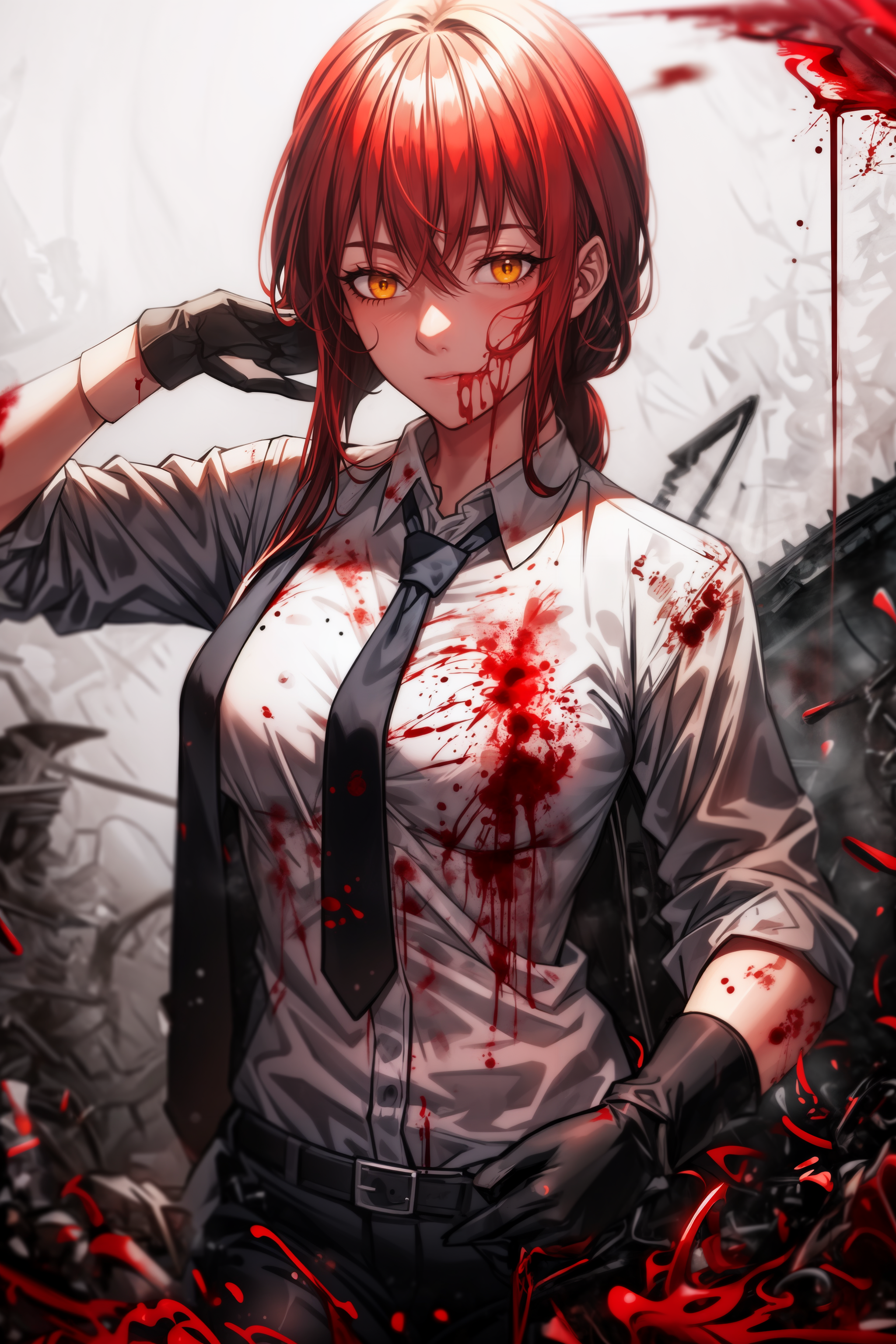 01508-1807927622-aaArtemus, 1girl, black gloves, black necktie, blood, blood on clothes, blood on face, blood on weapon, blood splatter, blurry,.png